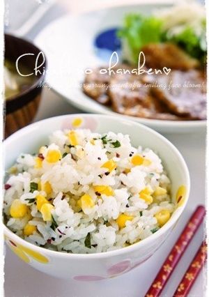 ●　簡単！彩り鮮やかコーンご飯　●-レシピのメイン写真
