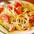 トマトとツナの冷製パスタ