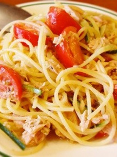トマトとツナの冷製パスタ-レシピのメイン写真