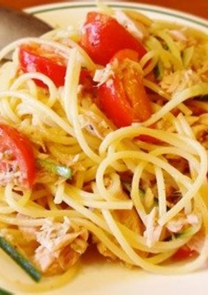 トマトとツナの冷製パスタ-レシピのメイン写真