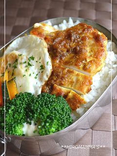 スタミナ系スパイシーバターチキン弁当☆-レシピのメイン写真