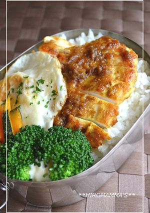 スタミナ系スパイシーバターチキン弁当☆-レシピのメイン写真