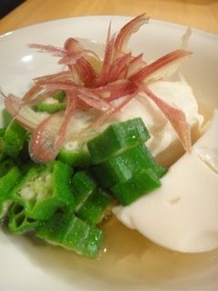 夏!みょうがとオクラのお豆腐サラダ♪-レシピのメイン写真
