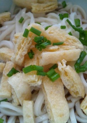 きつね冷しうどん-レシピのメイン写真