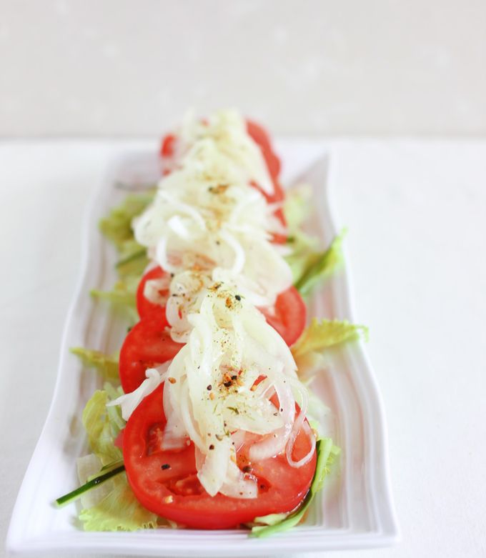 トマトと新玉ねぎの和風サラダ。 by しあわせな食卓 【クックパッド