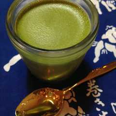รูปของ お豆腐で★濃厚抹茶プリン