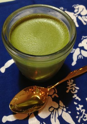 お豆腐で★濃厚抹茶プリン-レシピのメイン写真