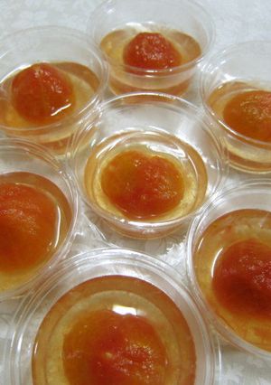 まるごとトマトの爽やかゼリー♪-レシピのメイン写真