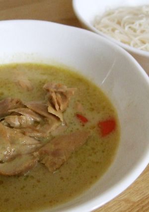 いなばのタイカレーでアジアンつけ麺-レシピのメイン写真