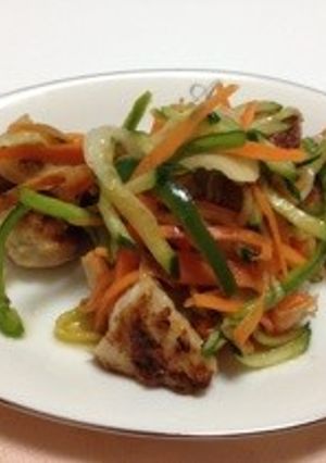 鶏胸肉の南蛮漬け-レシピのメイン写真