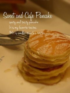 ふわもち♡カフェ風パンケーキ♡-レシピのメイン写真