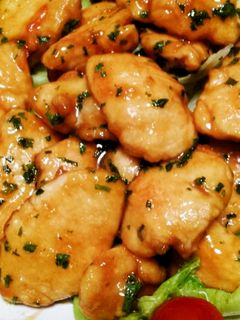 鶏むね肉で☆やわらか梅肉照り焼き-レシピのメイン写真