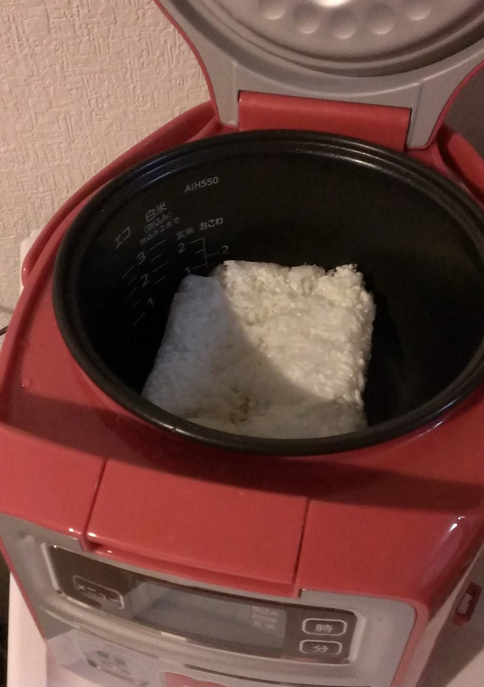 レンジも蒸し器もなく、冷凍ご飯を温める術-レシピのメイン写真