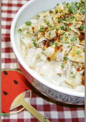 夏だ！豚しゃぶぶっかけ豆乳スタミナうどん-レシピのメイン写真