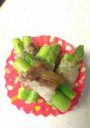 ☆お弁当に☆アスパラの豚肉巻き-レシピのメイン写真