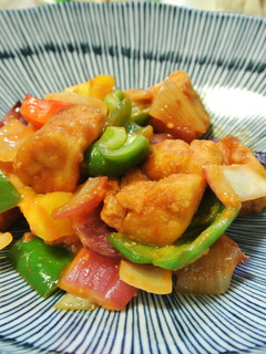 砂糖不使用!冷凍豆腐でヘルシー酢豚風♪-レシピのメイン写真