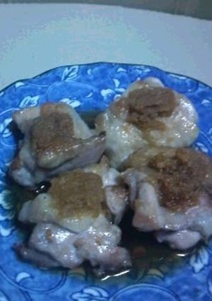 鶏モモ肉のショウガめんつゆがけ-レシピのメイン写真