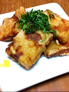 高野豆腐をリメイク♪揚げ高野豆腐!-レシピのメイン写真