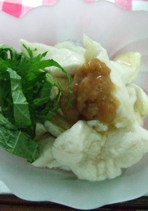 夏にツルっと！鶏ささみの簡単梅肉和え-レシピのメイン写真