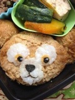 キャラ弁 ふわもこ ダッフィー-レシピのメイン写真