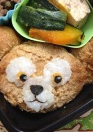 キャラ弁 ふわもこ ダッフィー-レシピのメイン写真