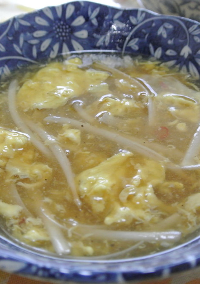 もやしと卵の簡単中華スープ-レシピのメイン写真