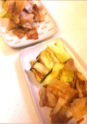 ナスと豚バラ肉のにんにくタレかけ-レシピのメイン写真