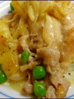 豚しゃぶ肉と玉葱とじゃがいも炒め-レシピのメイン写真
