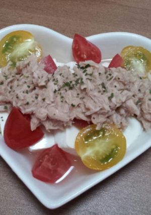 旨塩だれで食べる♡トマトと豆腐のサラダ♡-レシピのメイン写真
