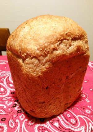 グラハム粉と全粒粉の黒糖くるみ食パン-レシピのメイン写真