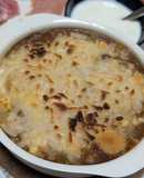 豆腐でヘルシー！カレーチーズ豆腐グラタン