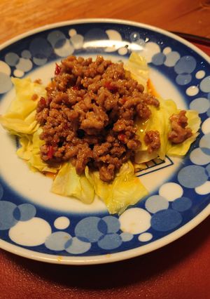 レンジで簡単、余った野菜に肉味噌-レシピのメイン写真