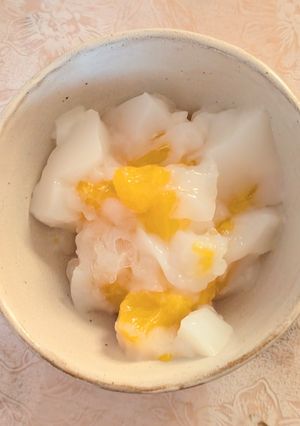 簡単★朝食！みかん入りカルピスゼリー-レシピのメイン写真