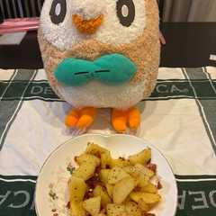 รูปของ 小3の僕が作るレンチンで簡単ジャーマンポテト