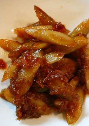 お弁当に♪新牛蒡の甘辛煮-レシピのメイン写真