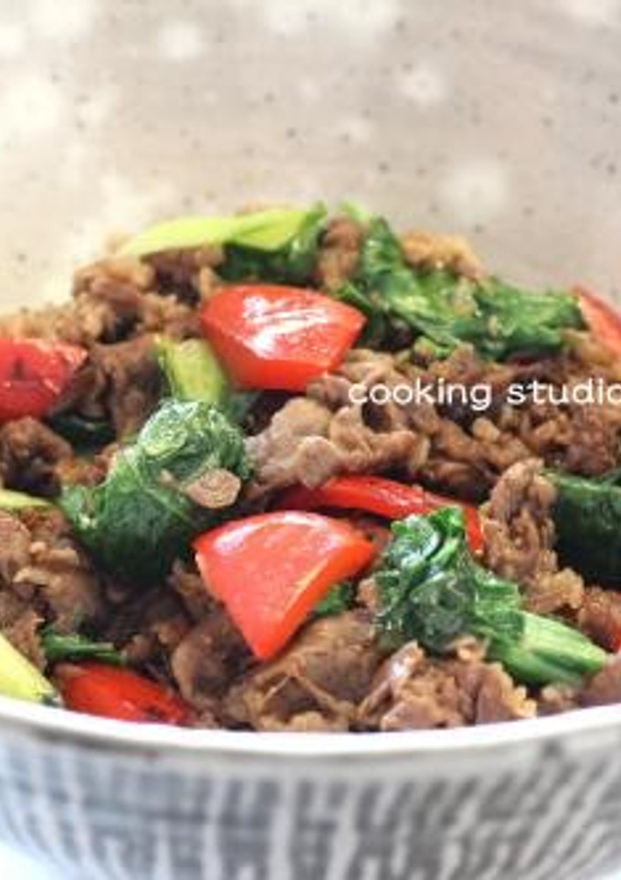激旨☆牛肉と青梗菜のオイスターソース炒め-レシピのメイン写真