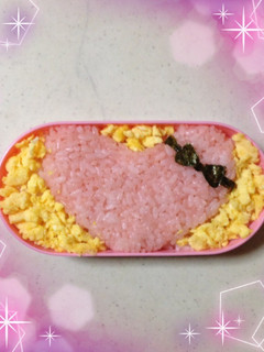 リボンハートのおにぎり★キャラ弁デコ弁-レシピのメイン写真