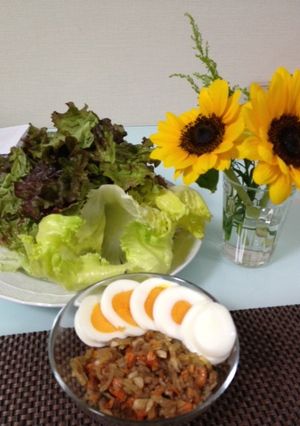 ひきにくのレタス包み-レシピのメイン写真