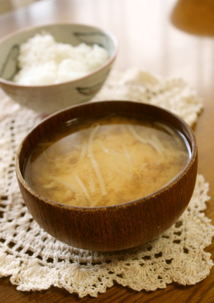 ずぼら母さんの大好き♡もやしの味噌汁-レシピのメイン写真