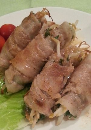簡単！夏にピッタリ梅でサッパリ豚肉巻き-レシピのメイン写真