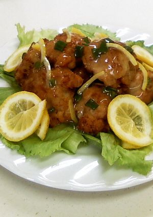 白身魚のから揚げ　ねぎ塩レモンあんかけ-レシピのメイン写真