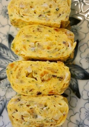 卵焼き∞椎茸海苔ジャガ-レシピのメイン写真