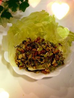 高菜と納豆の炒め乗っけサラダ-レシピのメイン写真