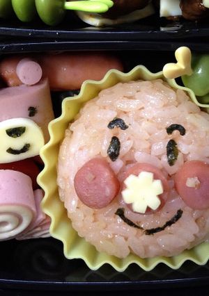 あんぱんまん弁当-レシピのメイン写真