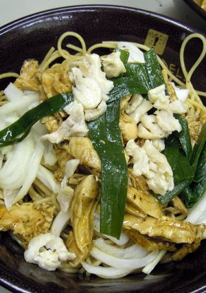 鶏肉の黒胡椒醬スパゲティー-レシピのメイン写真