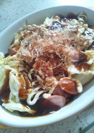 お好み焼きパン-レシピのメイン写真