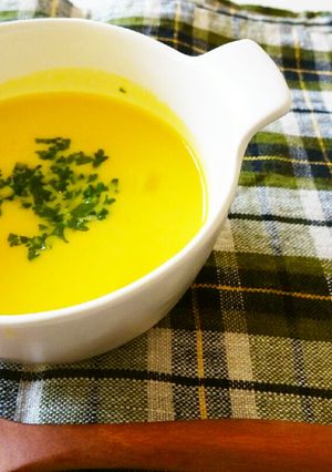 白みそがポイント!手作りかぼちゃのスープ-レシピのメイン写真