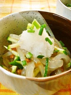 イカす納豆おろし乗せ-レシピのメイン写真
