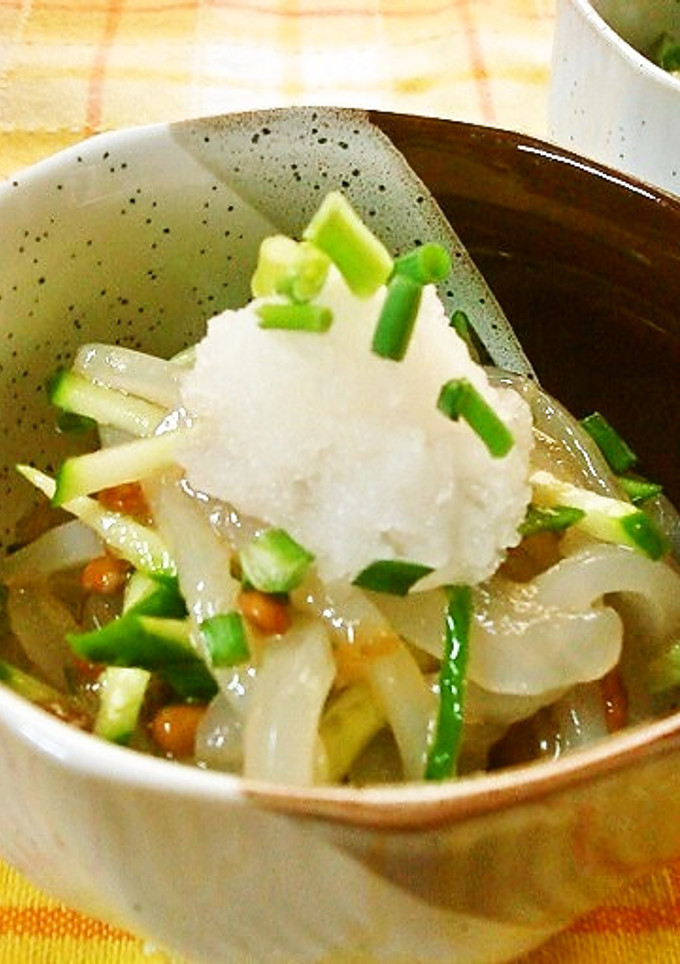 イカす納豆おろし乗せ-レシピのメイン写真