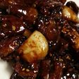 鶏のハツとニンニクの甘辛炒め